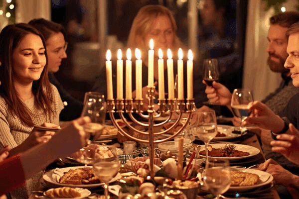 hanukkah gathering